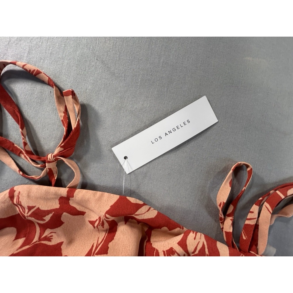 Timing Los Angeles Coral Spaghetti Strap Dress Women's Small‎ New - Picture 7 of 10